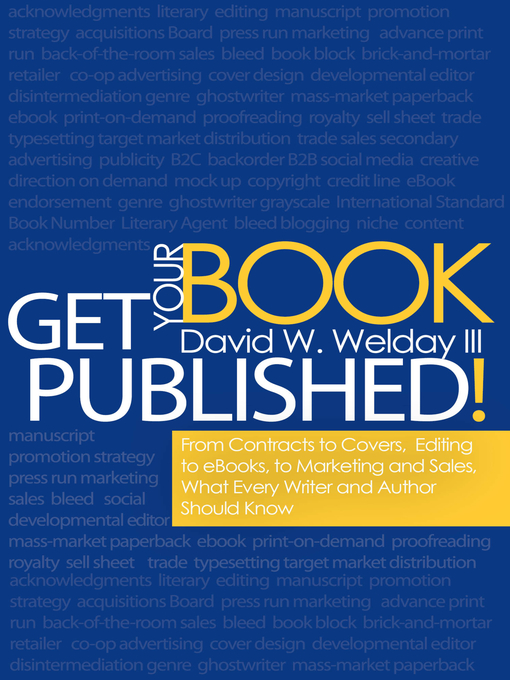 Title details for Get Your Book Published! by David Welday III - Wait list
